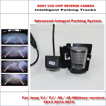 

Backup Rear Reverse Camera For Jeep YJ / TJ / JK / J8 (Military version) 2013-2015 / HD Lines Intelligent Parking Tracks
