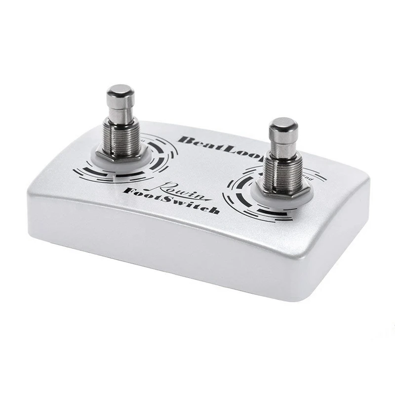 Rowin Dual Footswitch Foot Switch Pedal for Rowin BEAT LOOP Recording Effect Pedal with 6.35mm Cable