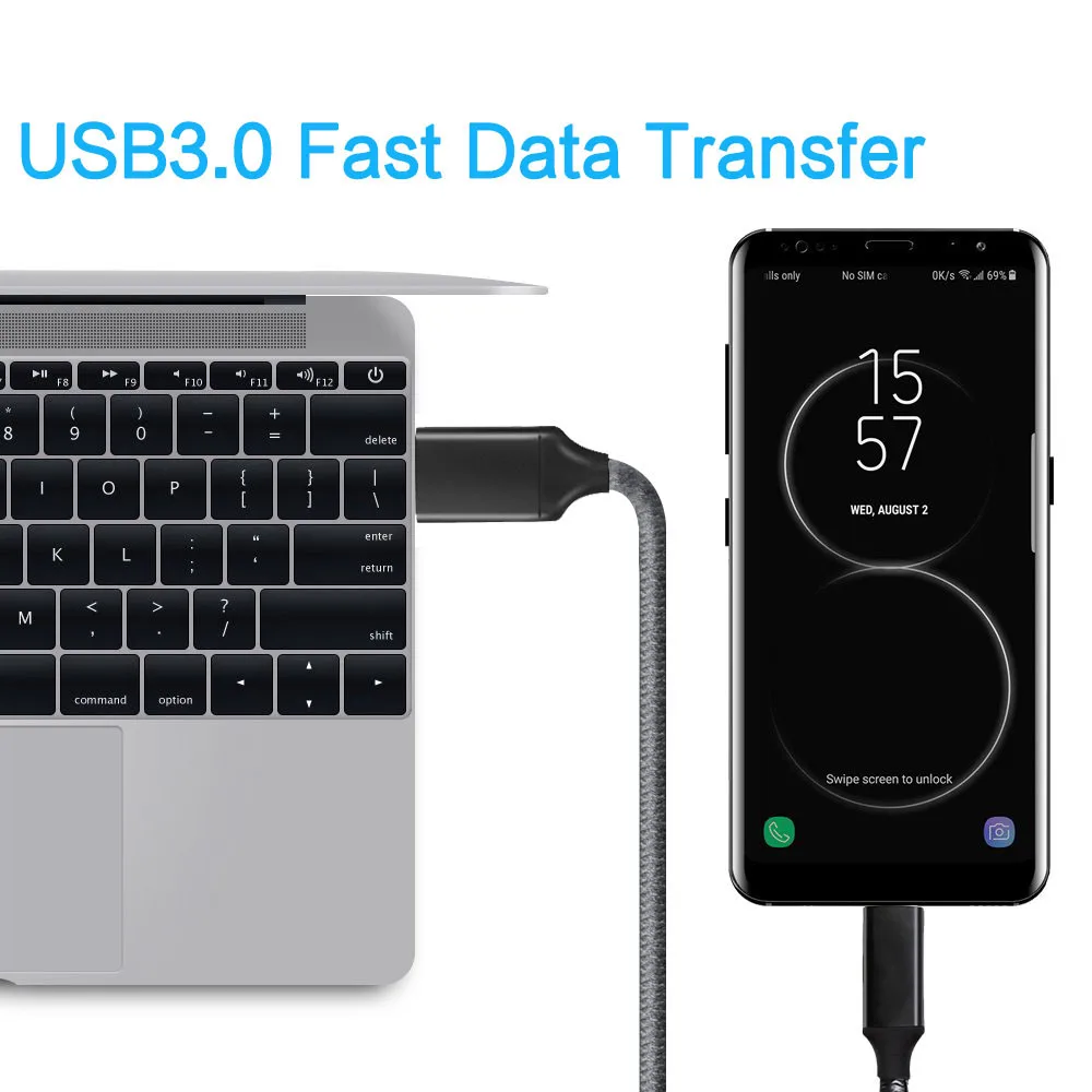 Tesiway USB C to DisplayPort 4K 60Hz USB 3.1 Type C Thunderbolt 3 Compatible DP Cable5