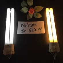 FSL компактный флуоресцентный линейный двухтрубный светильник, CFL h-образная 4 штифта 2G11 база 18 Вт/24 Вт/36 Вт/40 Вт/55 Вт 2700 к/6500 к