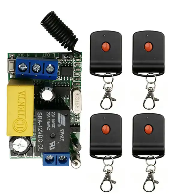 Ac220v 1ch 10a Radio Controller Rf Wireless Remote Control Switch