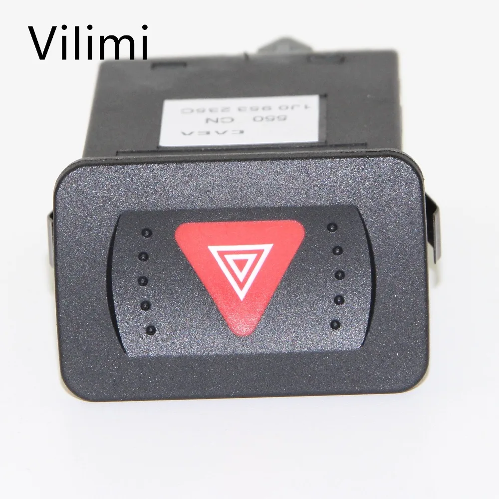 1Pcs OEM Switch Hazard Warning Flash Switchs Button Fir For VW Jetta 4 Bora Golf MK4 1J0 953 235