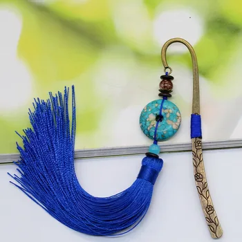 

Metal tassel bookmarks Taobao small gift student stationery factory gift crafts Chinese style