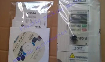 

VFD007M21A 0.75KW 2HP 1/3PHASE 230V VFD-M 0.75KW inverter for Small processing machinery Frequency converter Bag making machine