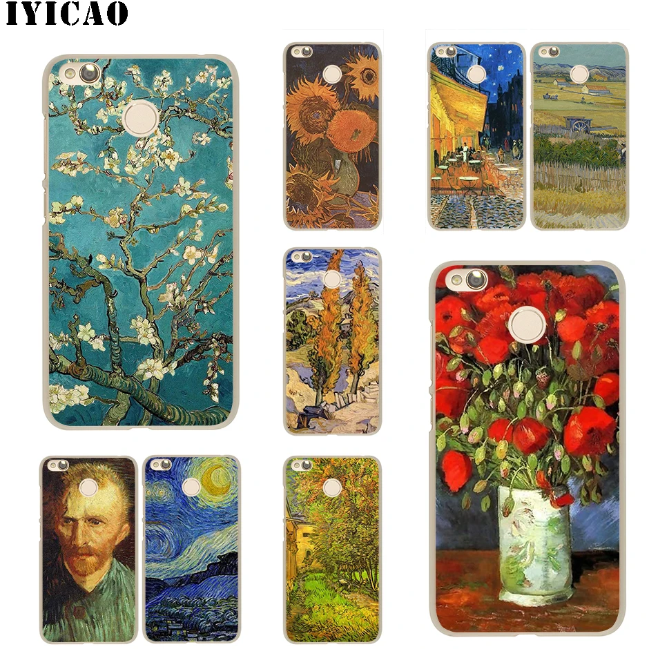 Жесткий чехол IYICAO Renaissance Van Gogh для Redmi 8A 6A 4A S2 Note 7 3 4X6 5 Pro 5A Prime Plus Go|Чехлы-накладки| |