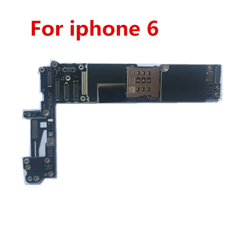 100% оригинальная разблокированная материнская плата для iphone 6 с сенсорным ID/без