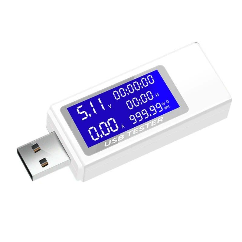 OOTDTY USB Tester Digital Voltmeter Current Voltage Charger Capacity Detector Indicator