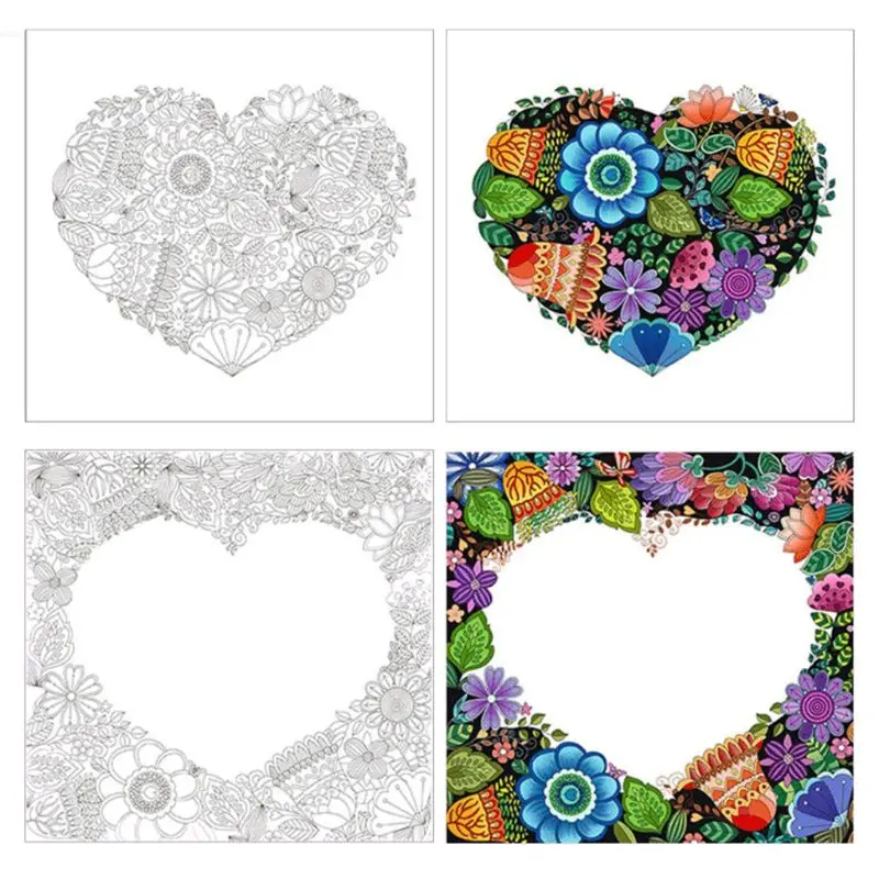 8Pcs/Set Mysterious Garden Hand-painted Decompression Coloring Book Student Children Painting Graffiti Drawing Books 8Pcs/Set Mysterious Garden Hand-painted Decompression Coloring Book Student Children Painting Graffiti Drawing Books