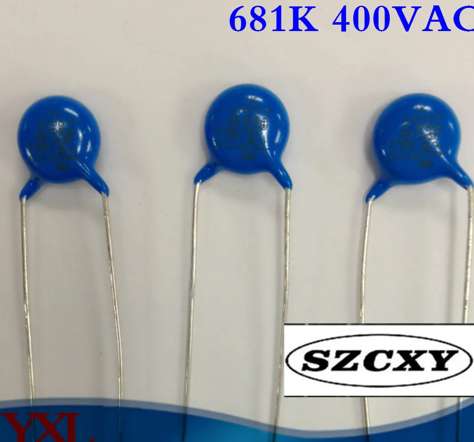 100% новый и оригинальный X1Y1 681K 400VAC 680PF безопасность Y Емкость | Электроника