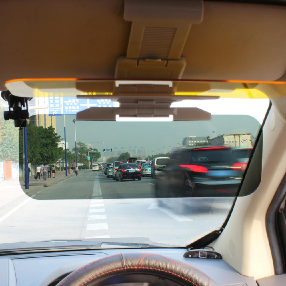VODOOL New arrival 2 in 1 Car Anti-Glare Day Night Driving Glass Prevent Dazzle Mirror Goggles Mirror Sun Visors Shade