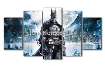 

5D DIY Diamond embroidery Painted Batman 5Pcs 3D diamond painting Cross Stitch Rhinestone Diamond mosaic home decoration gift