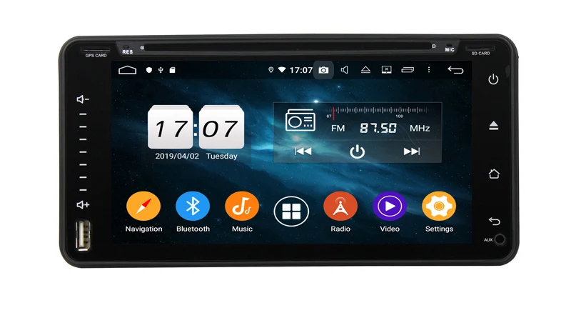 Flash Deal For toyota universal 100*200MM size car radio gps player with gps navigation audio stereo autoradio built in wifi bluetooth 6