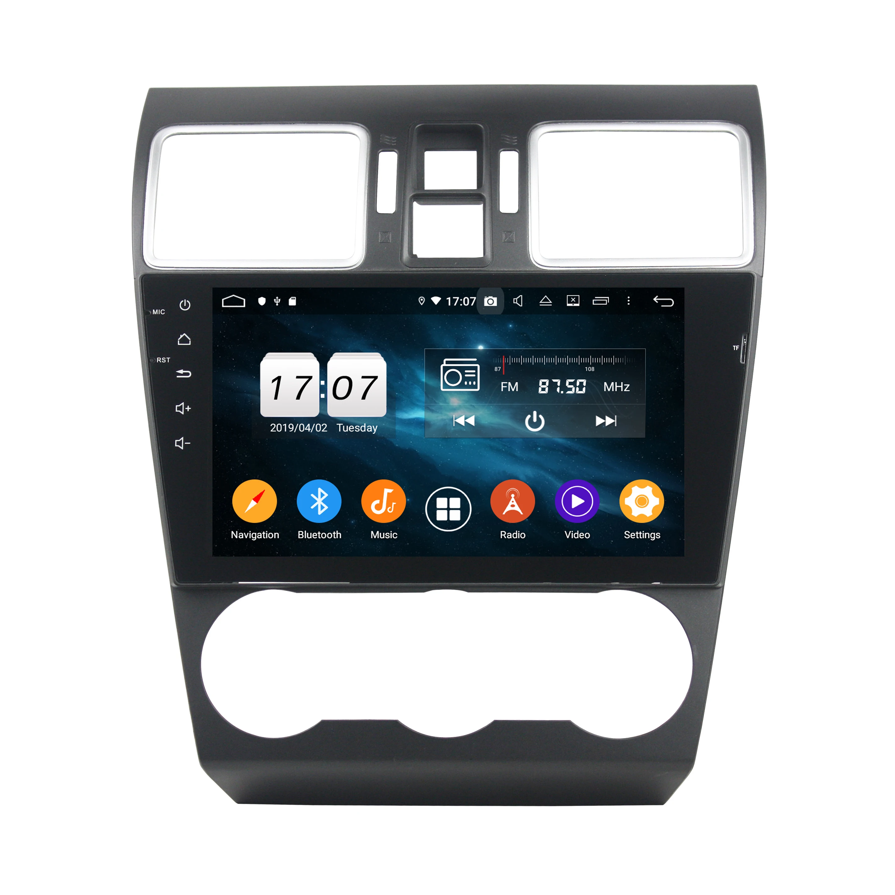 Clearance 4GB+32GB Octa Core 2 din 9" Android 9.0 Car Radio DVD Player for Subaru WRX 2014-2018 GPS Bluetooth WIFI USB DVR Mirror-link 1