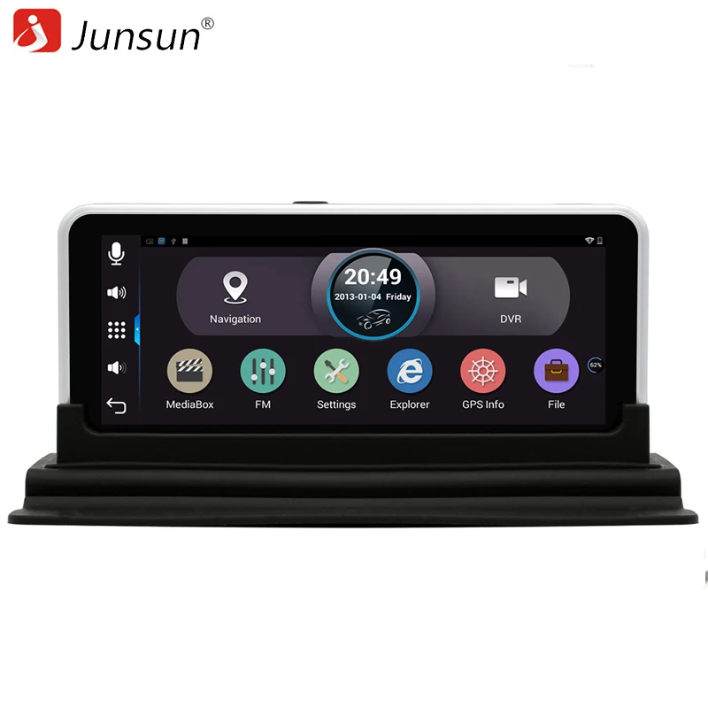 New 6 5 IPS Car GPS Navigation Android 4 4 Rear view DVR font b Camera