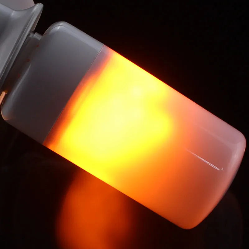 E27 E14 B22 2835 LED Flame Effect Fire Light Bulbs 5W 9W Creative Lights Lamp Flickering Emulation Atmosphere Decorative Lamps