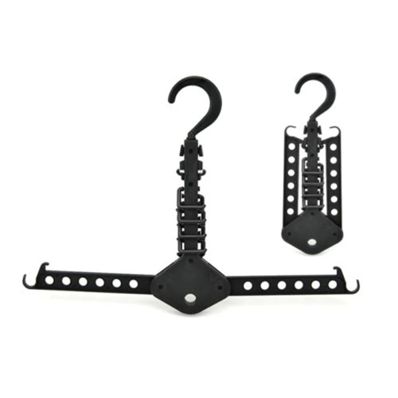 

Multi-functional Folding Clothes Hanger Space Saver Hanging Device Closet Tool
