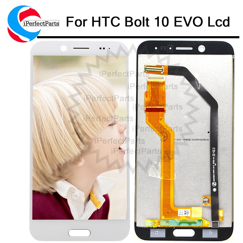 

2560x1440 For HTC 10 Bolt EVO LCD Display Touch Screen Digitizer Assembly Mobile Phone Replacement Parts For HTC Bolt Display