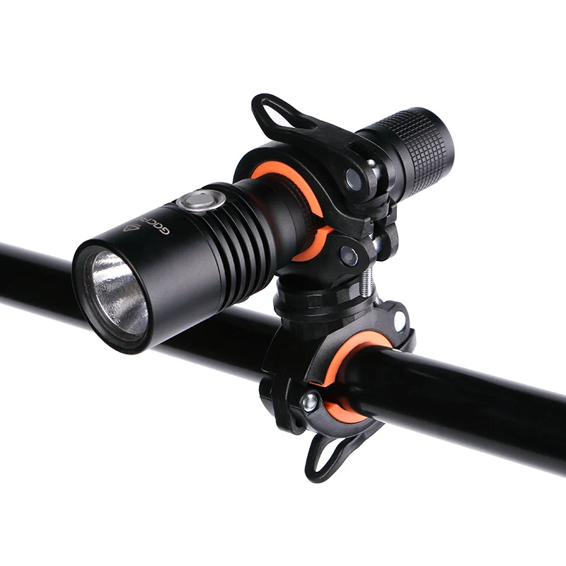 WHEEL-UP-4-Colors-Cycling-Bike-Rotating-Double-Light-Holder-Multi-function-Front-Flashlight-Handlebar-Holder