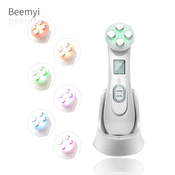 

RF Radio Frequency EMS Electroporation Mesotherapy 6 Colors LED Photon Light Therapy Skin Rejuvenation Face Lifting Tighten Beau