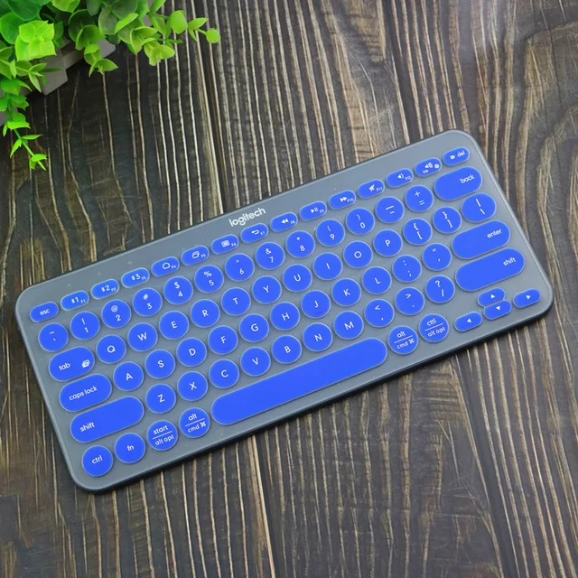 Silicone Keyboard Cover Protector for Logitech K380 Bluetooth Multi Device Keyboard Dustproof