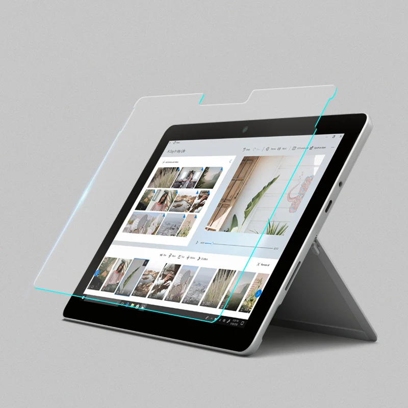 Закаленное стекло для защиты экрана планшета Microsoft Surface Go 10 &quot стальная пленка