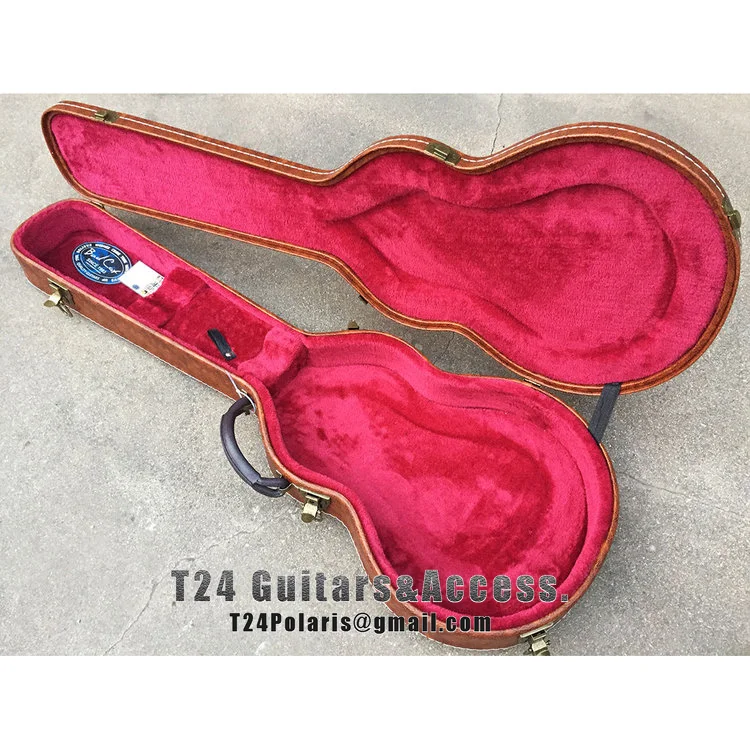 

New Arrival Quality Electric Guitar Hard Case With Red Inner For LP/TL/ST