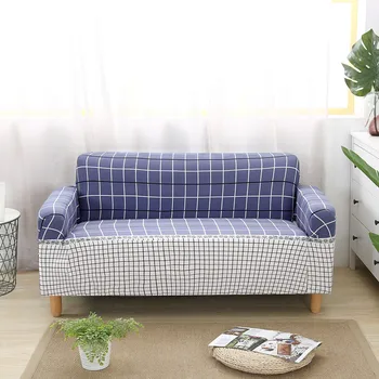 

HOT Plaid Sofa Cover on The Stretch Sofa Cushions Home Decoration Blanket for The Couch Cover Modern Sofa Covers for Living Room