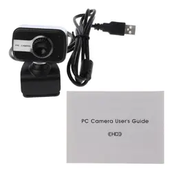 1 шт. 360 градусов USB веб-камера 12 м Пиксели HD клип на веб-Камера С микрофоном MIC высокое качество