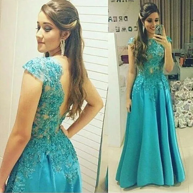 Long-Turquoise-dresses-Scoop-Appliqued-Lace-Satin-Evening-Dresses-Cap-Sleeve-Prom-Party-Gowns-Customized-robe.jpg_640x640