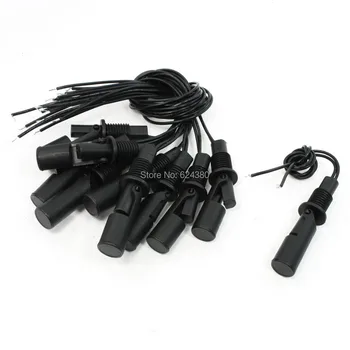

10 Pcs / Lots x ZPC4 Fish Tank Pool Liquid Water Level Sensor Horizontal P.P PP Float Switch Black