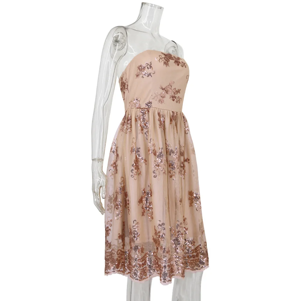 sequin mesh dress 2176 (6)