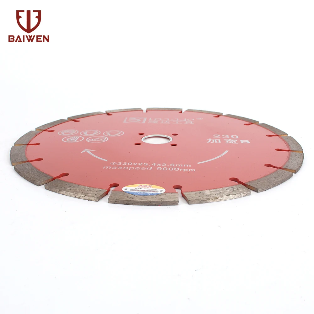 9 "230 мм Алмазное Колесо режущего диска дисковая пила для сухой или влажной мраморной кладки строительный камень резки 230*25,4*2,6 мм