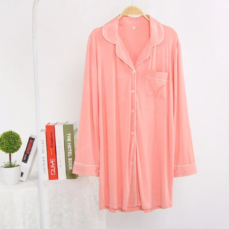 women long sleeve nightgowns (7)