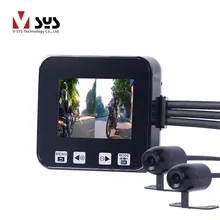 SYS motocam с двумя камерами запись спереди и сзади в то же время