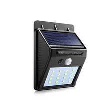 

Solar Rechargeable 20 LED Solar light Bulb Outdoor Garden lamp Decoration PIR Motion Sensor Night Security Wall light Waterproof