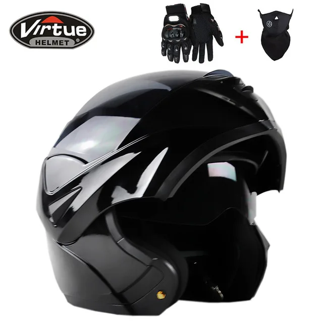 

New Arrivals Best Sales Safe Flip Up Motorcycle Helmet With Inner Sun Visor casque moto Free shipping W