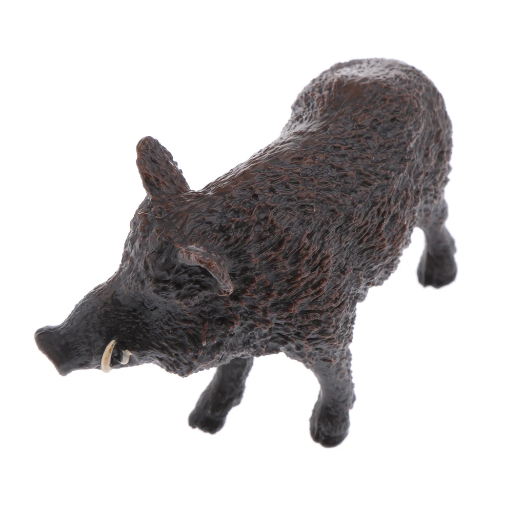 safe environmental PVC material Realistic Animal Model toy Figurine Action Figures Playset Kids Toy Wild Boar