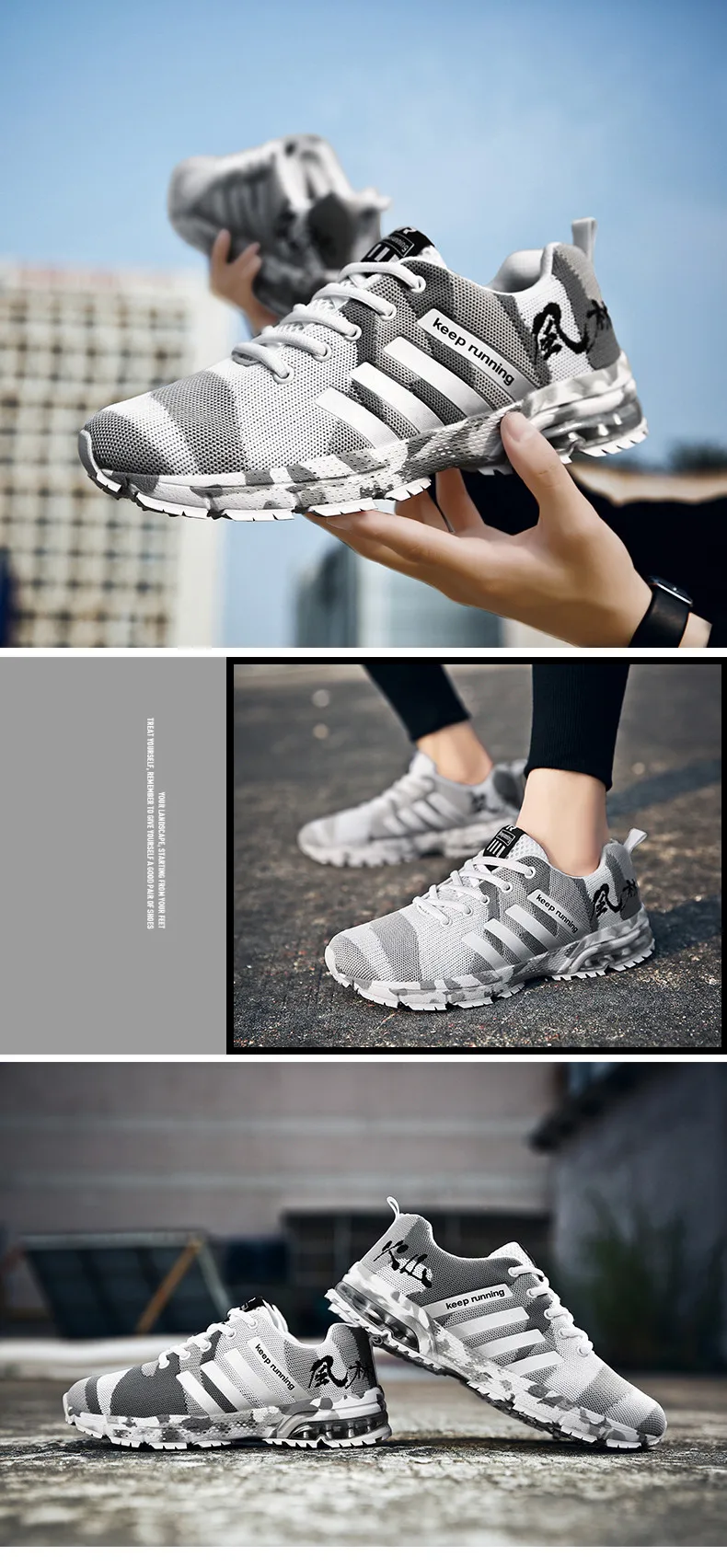 Unisex Comfortable Non-slip Outdoor Men Sneakers Trainer Shoes Women Breathable Good Quality Running Shoes Big Size 36-46 (10)