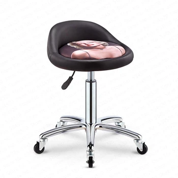 

1B Bar chair can be raised and lowered rotating chair Massager chair stool front reception chair