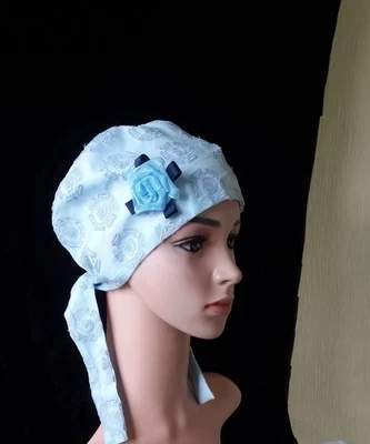 Розовая шапка единорога хирургическая шапочка с мигающим медсестры анестезиолога хирургическая ткань шляпа - Цвет: 8