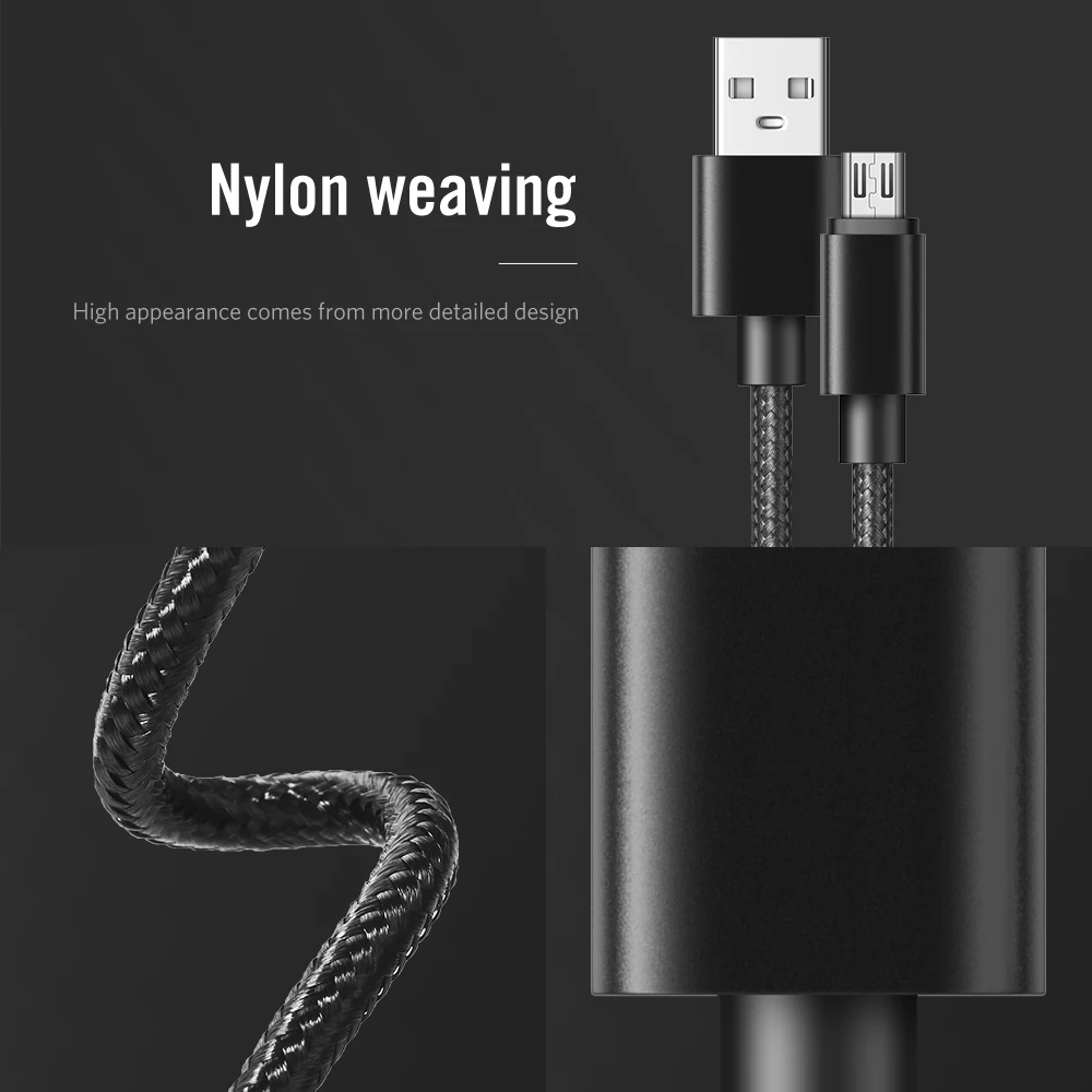 Micro USB кабель Gourde для Xiaomi Redmi Note 5 Pro зарядный Samsung S7 S6 edg микрошнур телефона