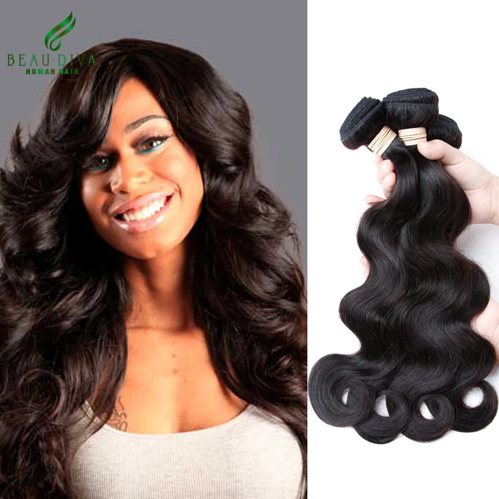 

3 Bundles Brazilian Virgin Hair Body Wave 7A Unprocessed Virgin Hair No Tangle Best Selling Beau Diva Human Hair Bundles