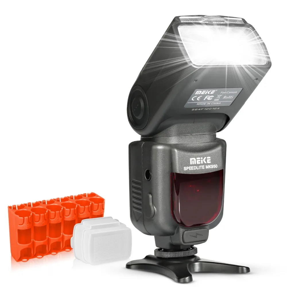 Фотовспышка Meike MK950 E TTL mk950 для камер Canon EOS 5D II 6D 7D 50D 60D 70D 550D 600D 650D 700D 580EX 430EX|camera flash|meike