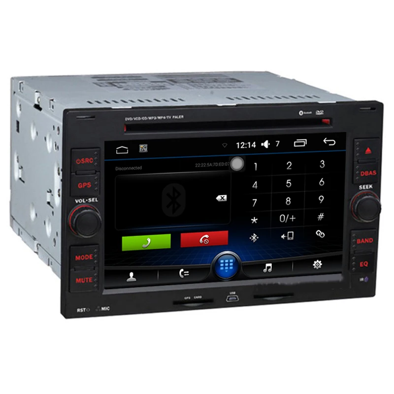 Android-dvd-плеер автомобиля gps навигации Системы для PEUGEOT 307 2004 2005 2006 2007 2008 2009 2010 2011 2012 BT
