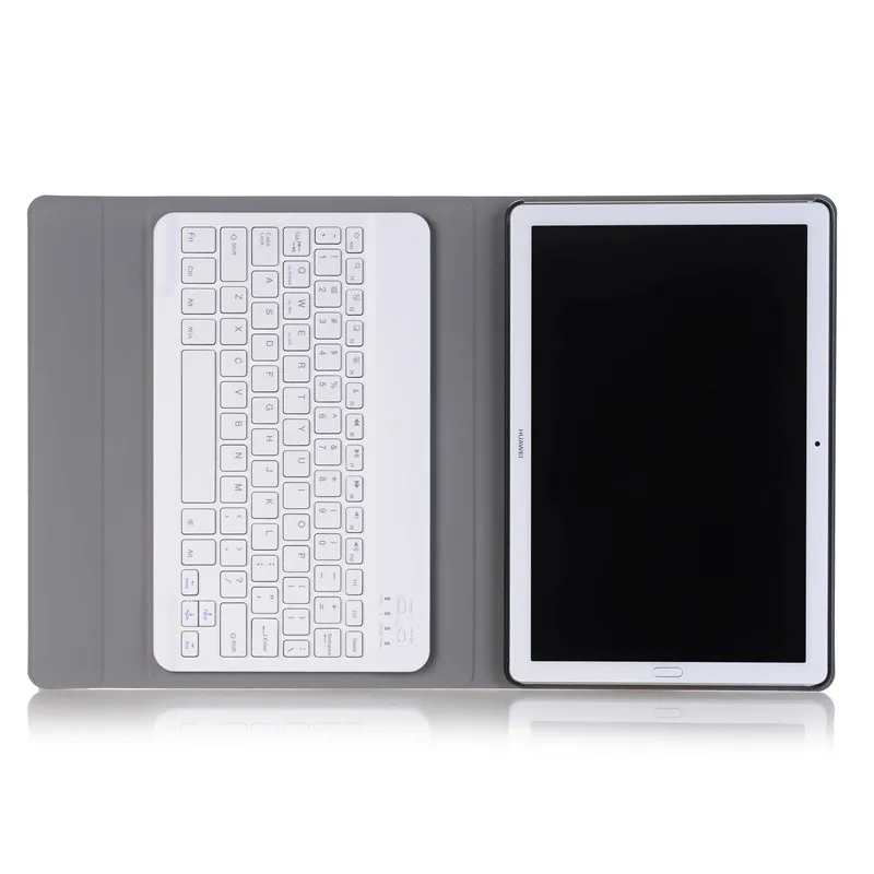Роскошный чехол с клавиатурой для Huawei MediaPad M5 10 8 дюйма кожаный подставка Bluetooth