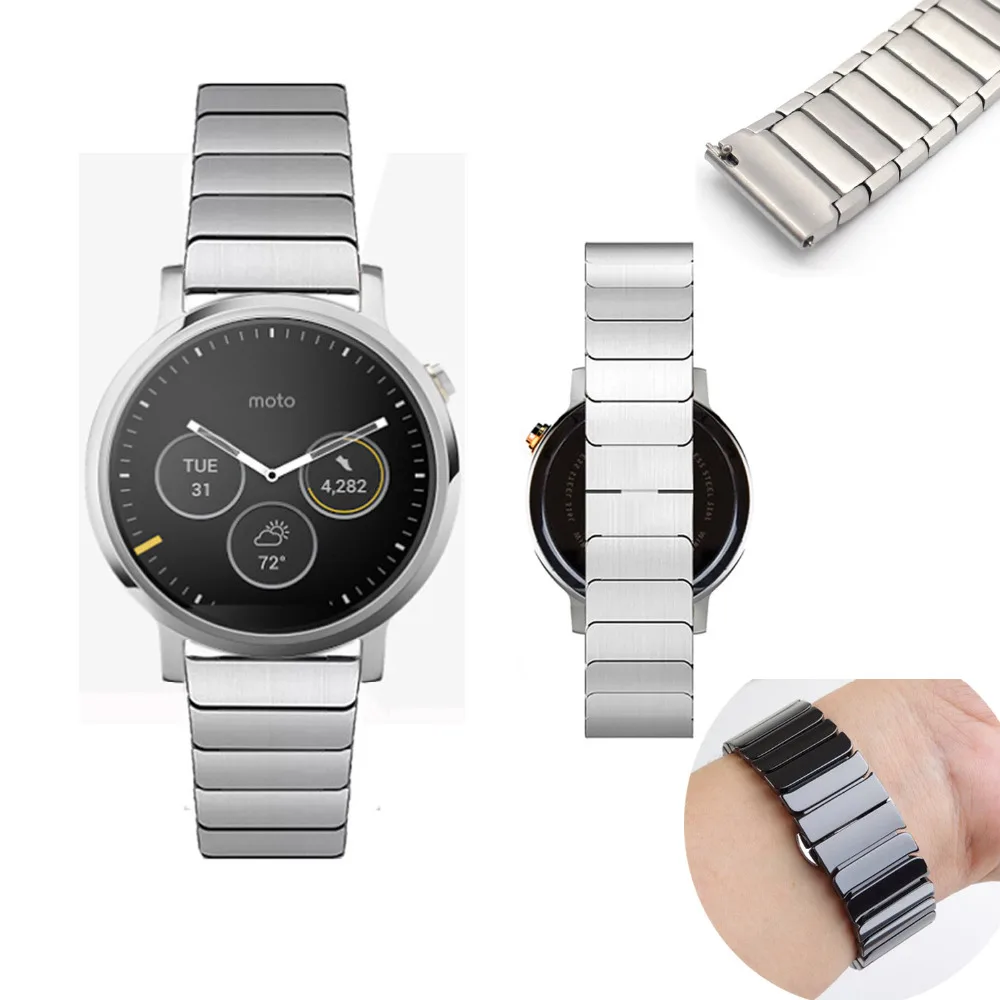 moto 360 316l band