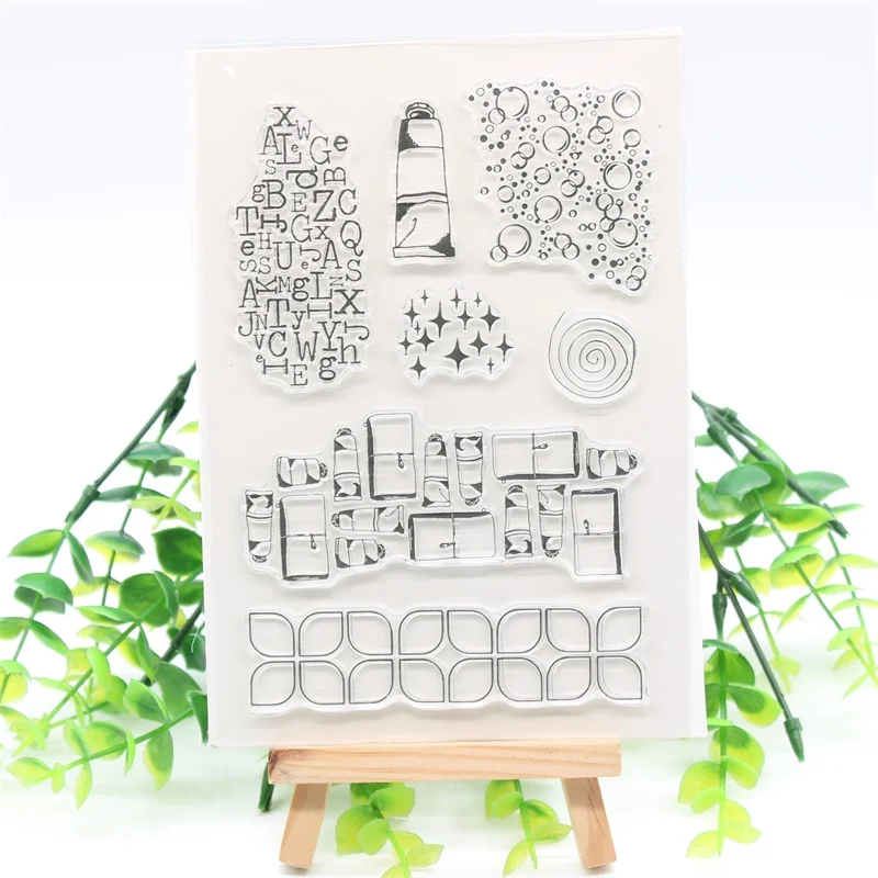 

YPP CRAFT Painting Transparent Clear Silicone Stamp/Seal for DIY scrapbooking/photo album Decorative clear stamp sheets