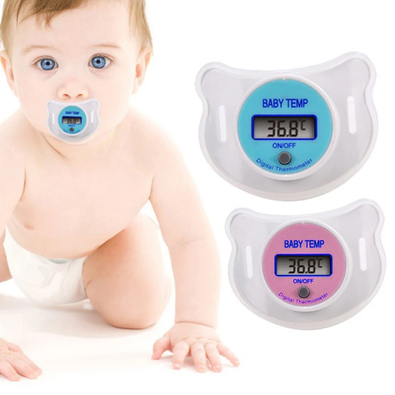 New Safety Baby Oral pacifier thermometer Pacifier thermometers