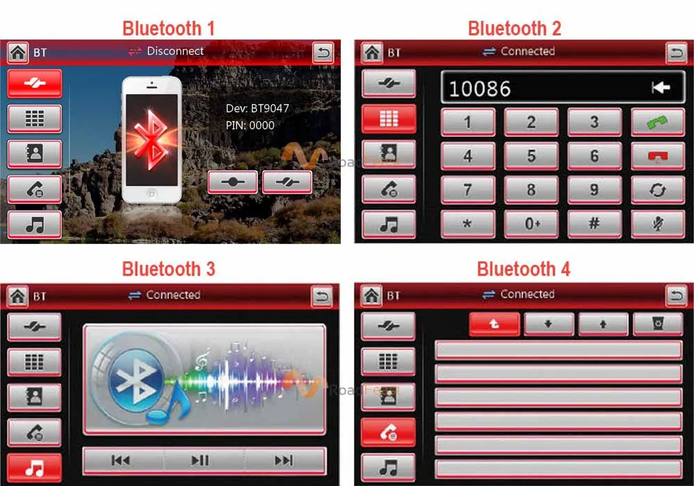 7inch VW Menu 2