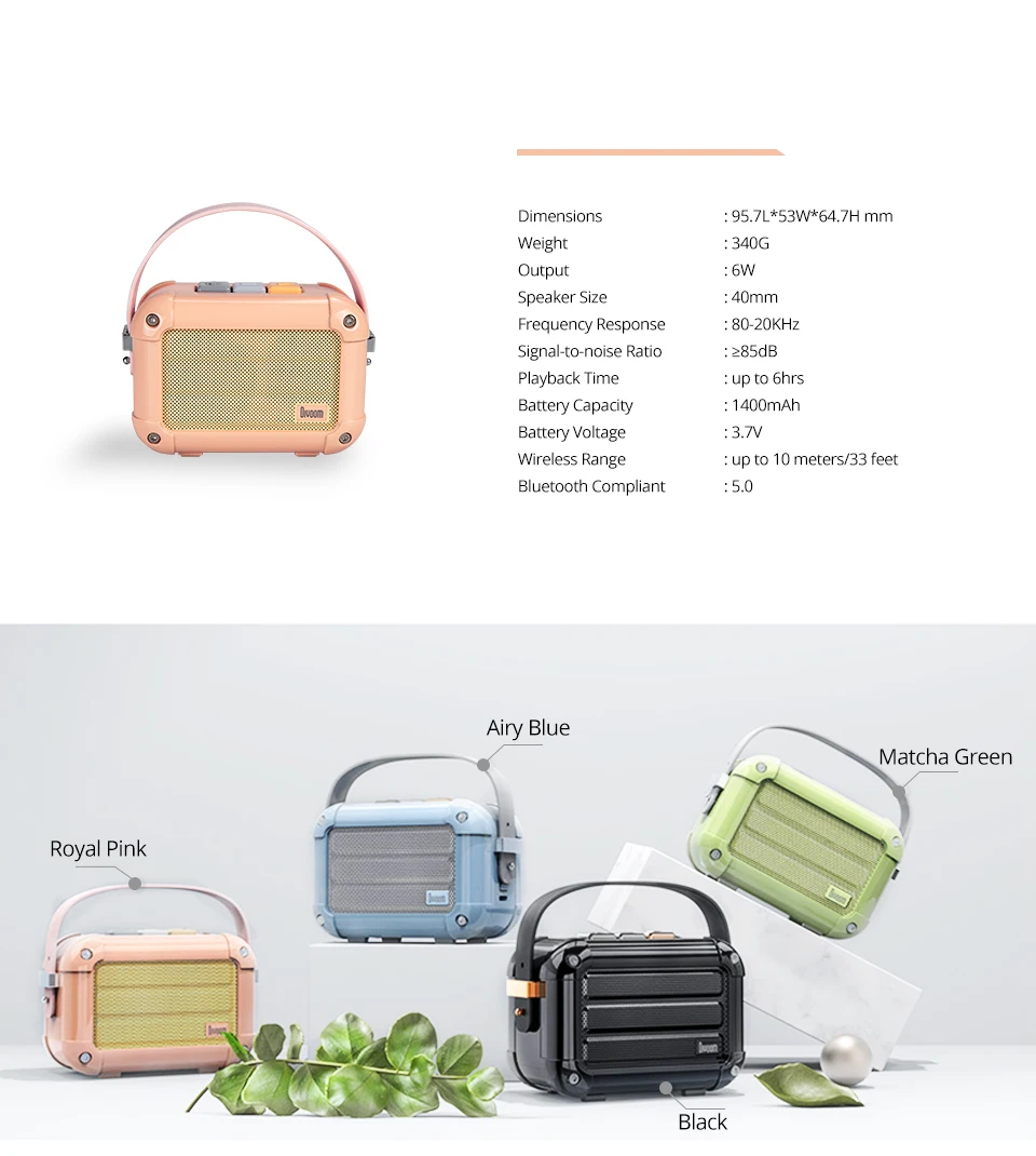Divoom Macchiato portable wireless bluetooth speaker with FM radio TWS _02